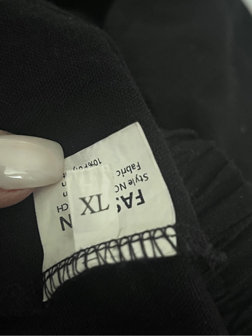 ♠️ Black Barrel Linen Pants. Elastic waist with pockets. Size XL - Picture 8 of 8